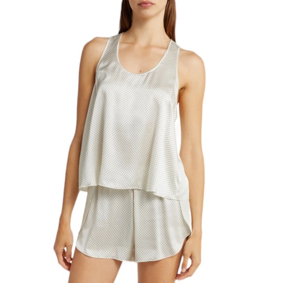 Lunya Racerback Washable Silk Short Pajamas